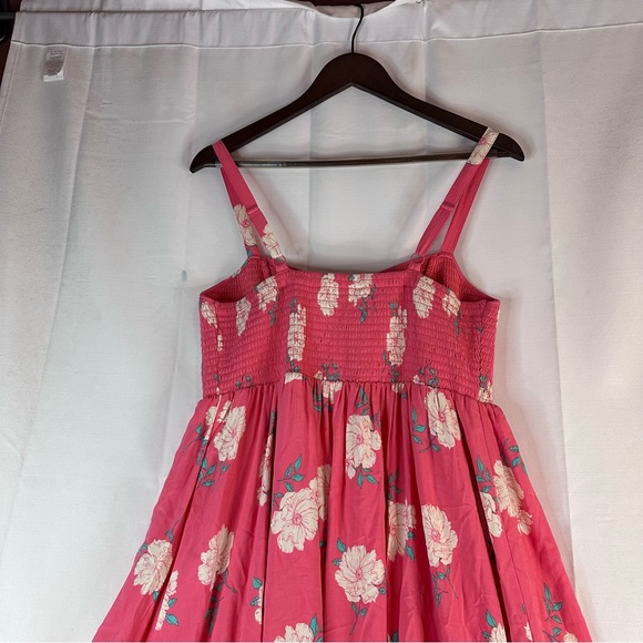 TORRID Women’s Size 1 1X 14-16 Dress Sundress Smocked Stretch Floral NWT Lined - Picture 5 of 16